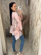 Delina oversize selyem felső