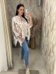 Delina oversize selyem felső