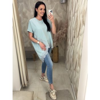 Alissia oversize féloldalas csipkés felső