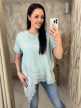 Alissia oversize féloldalas csipkés felső