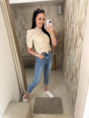 Aldene mom fit farmernadrág 