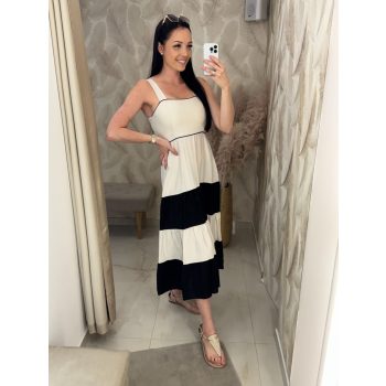 Aline hosszú ruha gumírozott hátrésszel