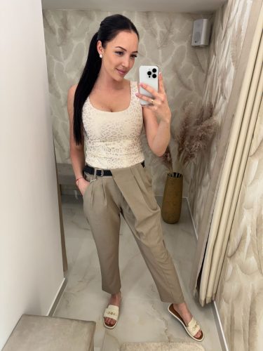 Nívia arany párducos trikó