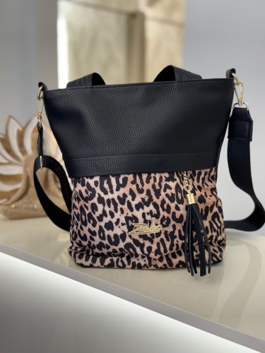 Zellia bag női párducos kézi és oldaltáska